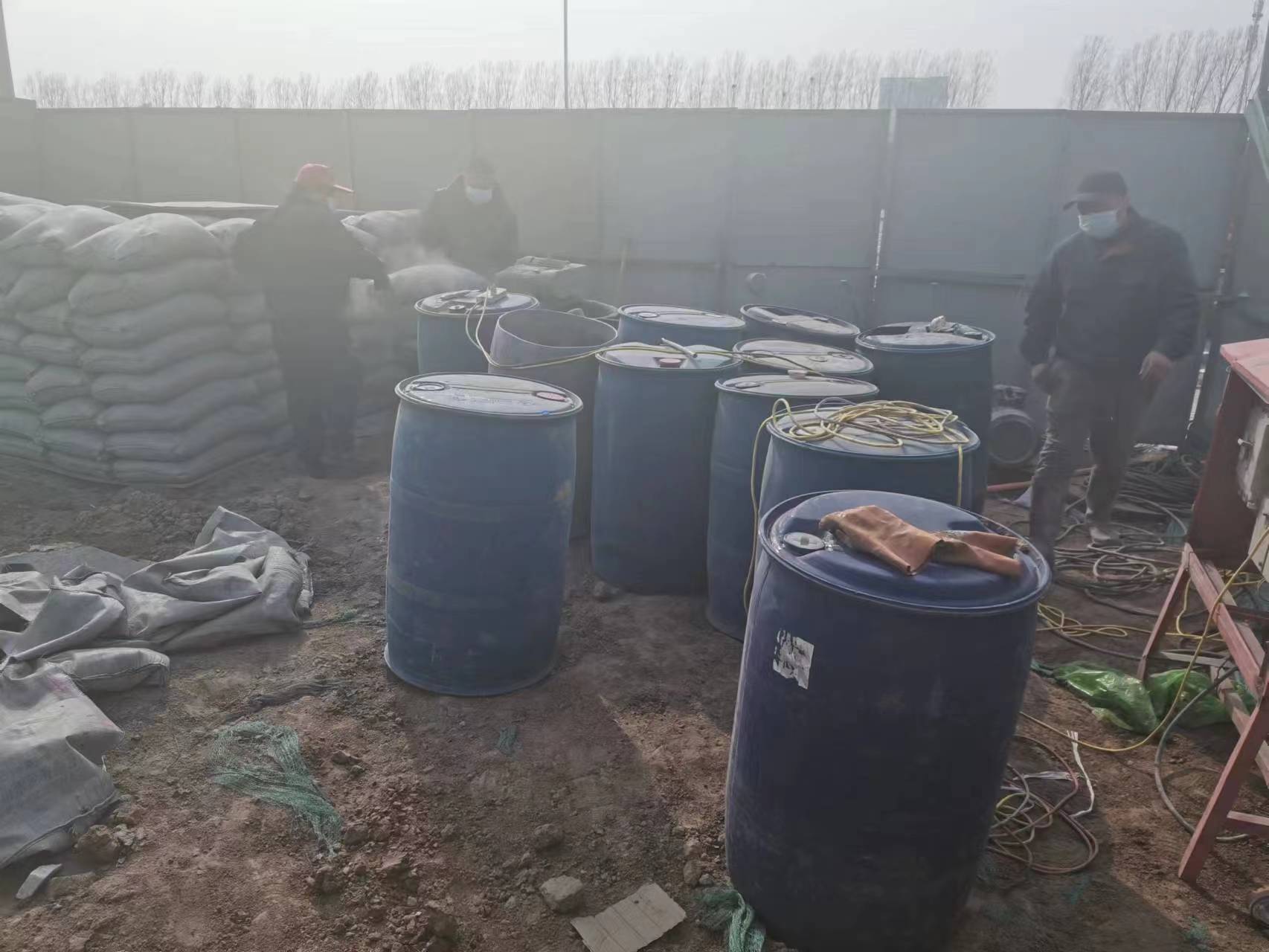 园林办事处水泥注浆